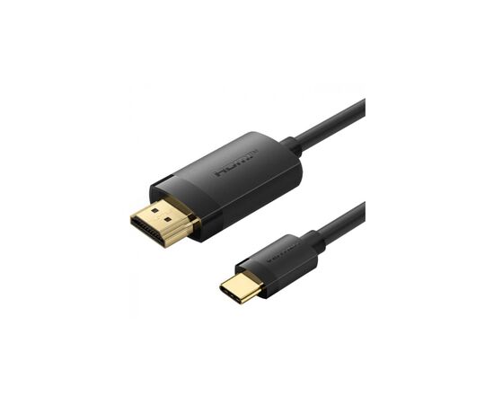 Кабель мультимедійний USB-C to HDMI M 2.0m 4K 60Hz black VENTION (CRIBH)