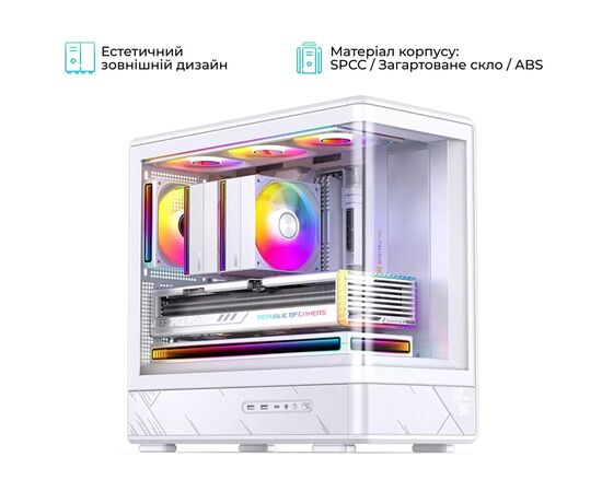 Корпус для ПК JONSBO D200 White, изображение 6