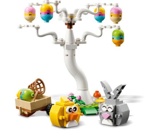 Конструктор LEGO Пасхальный кролик и охота на куриные яйца (40808), изображение 4