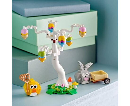 Конструктор LEGO Пасхальный кролик и охота на куриные яйца (40808), изображение 6