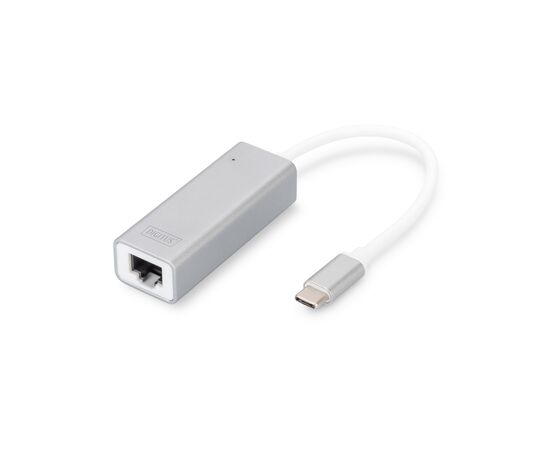 Переходник USB-C to RJ45 Ethernet 1000Mbps Digitus (DN-3024)