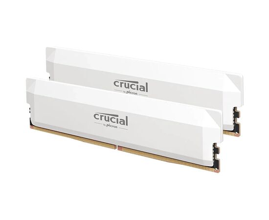 Модуль памяти для компьютера DDR5 64GB (2x32GB) 6400 MHz Pro Overclocking White Micron (CP2K32G64C40U5W), изображение 2