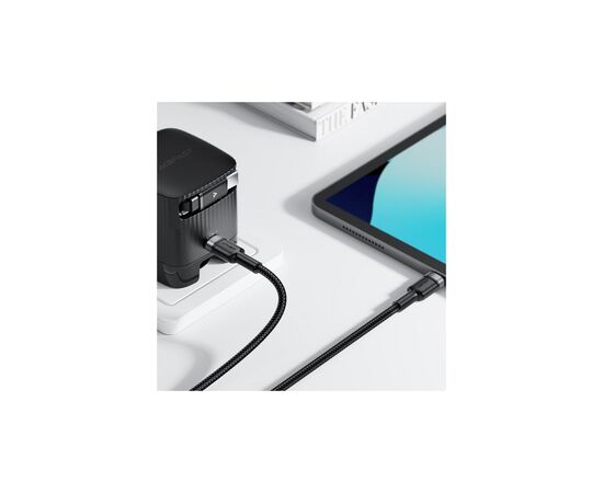 Дата кабель USB-C to USB-C 1.2m 60W black Acefast (6974316285137), зображення 5