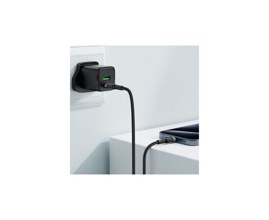 Дата кабель USB-C to USB-C 1.2m 60W black Acefast (6974316285137), зображення 6