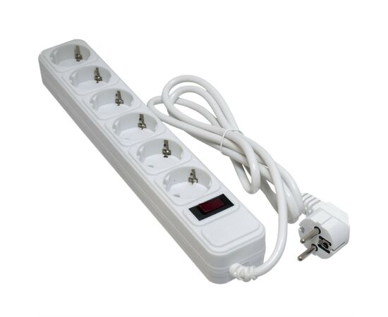 Сетевой фильтр питания Patron 1.8m (SP-1062W), 6 розеток White (EXT-PN-SP-1062W)