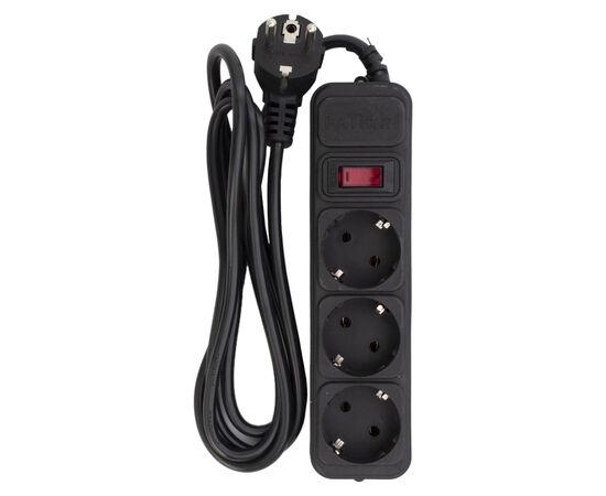 Сетевой фильтр питания Patron EXT-PN-SP-1032, 1.8m Black (EXT-PN-SP-1032)