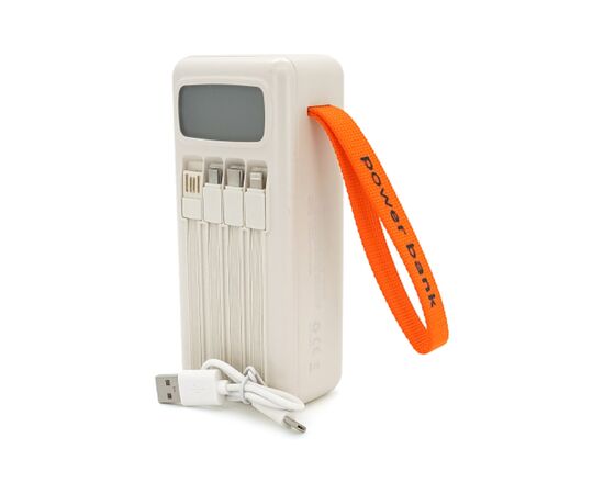 Батарея універсальна ACL 30000mAh, Solar, 22.5W, cables Type-C + Lighting, White (ACL PW-141W), зображення 3