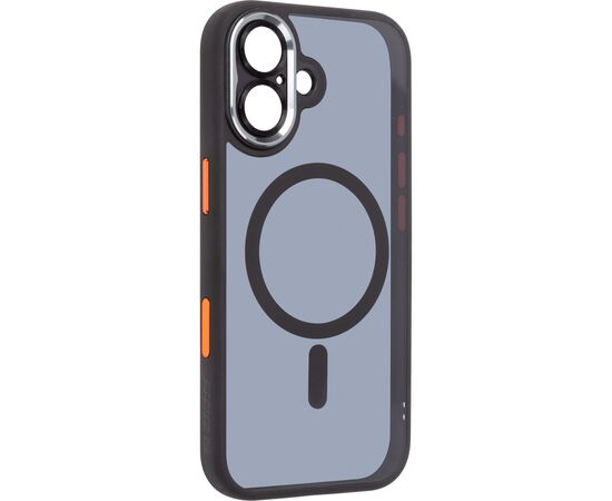 Чехол для мобильного телефона Armorstandart Unit MagCase SE Apple iPhone 17 Black Orange (ARM86314), изображение 2