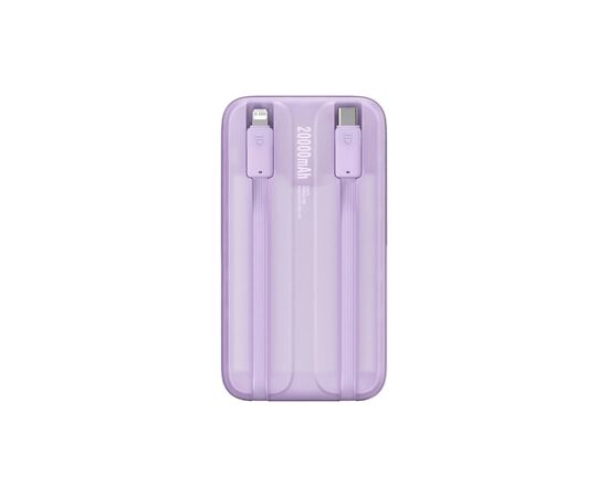 Батарея універсальна Baseus Comet 20000mAh 22.5W PD QC Purple (PPMD020105), зображення 3