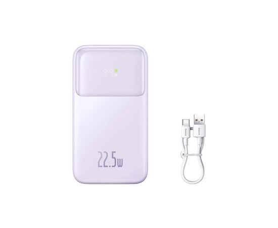 Батарея універсальна Baseus Comet 20000mAh 22.5W PD QC Purple (PPMD020105), зображення 7