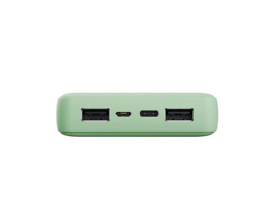 Батарея універсальна Trust Primo 20000 mAh ECO (USB-C/3A, 2*USB-A/2.4А) Green (25027_TRUST), зображення 4