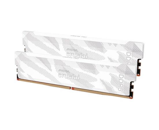 Модуль памяти для компьютера DDR5 32GB (2x16GB) 6400 MHz Pro Overclocking White Micron (CP2K16G64C32U5W), изображение 2