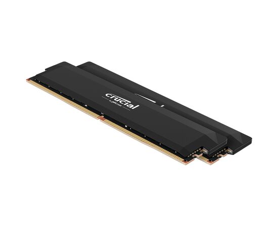 Модуль пам'яті для комп'ютера DDR5 64GB (2x32GB) 6400 MHz Pro Overclocking Black Micron (CP2K32G60C40U5B), зображення 4