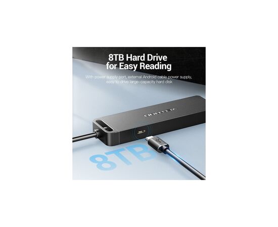 Концентратор VENTION USB 2.0 to 4xUSB 2.0 black (CHMBB), зображення 4