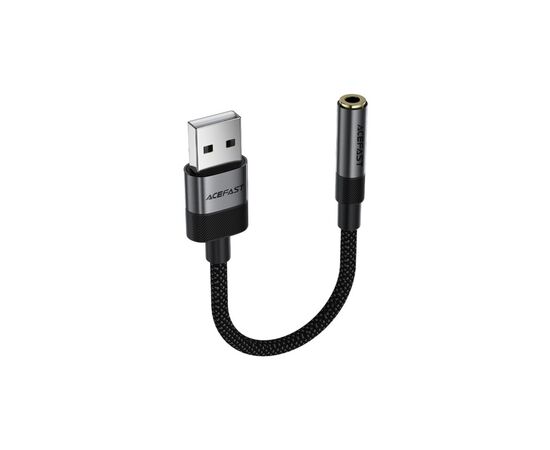 Перехідник USB AM to 3.5mm F 0.15m black Acefast (6974316285298), зображення 2