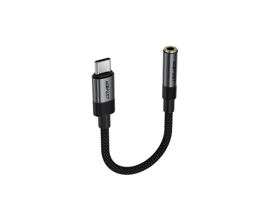 Перехідник USB-C to 3.5mm F 0.15m DAC audio black Acefast (6974316285281), зображення 2