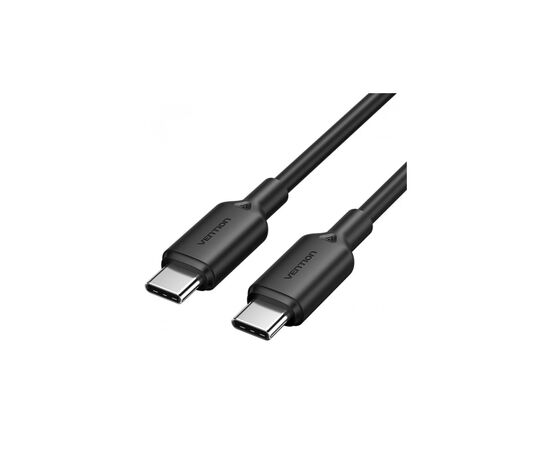 Дата кабель USB-C to USB-C 1.0m 60W black VENTION (TRCBF)