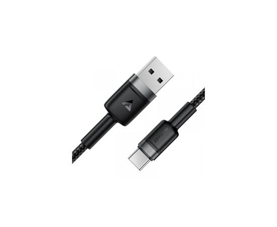 Дата кабель USB 2.0 AM to USB-C 1.2m 60W black Acefast (6974316285144), зображення 3