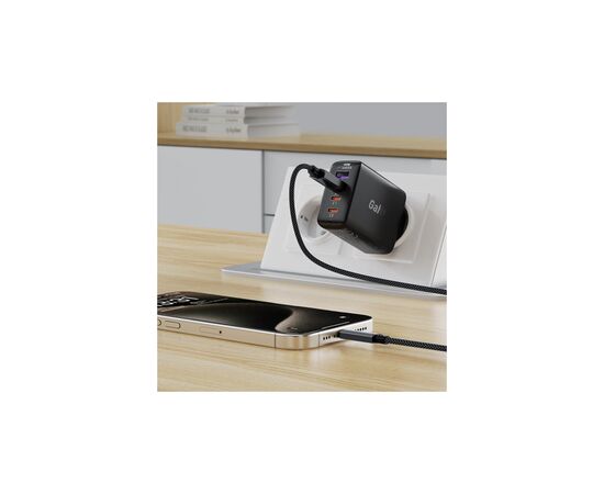 Дата кабель USB 2.0 AM to USB-C 1.2m 60W black Acefast (6974316284482), зображення 5