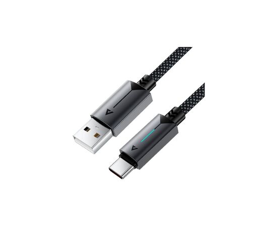 Дата кабель USB 2.0 AM to USB-C 1.2m 60W black Acefast (6974316284482)