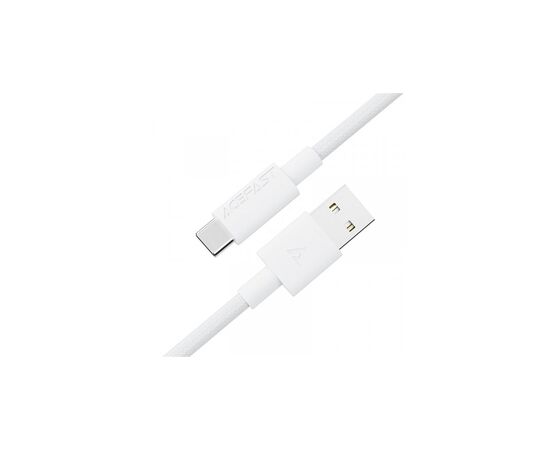 Дата кабель USB 2.0 AM to USB-C 1.2m 3A white Acefast (6974316284260), зображення 2
