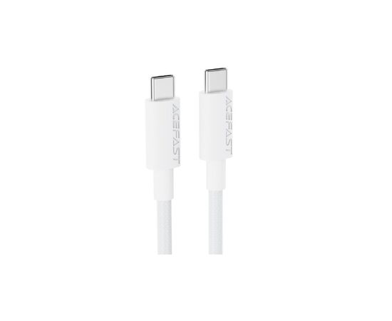 Дата кабель USB-C to USB-C 1.2m 3A white Acefast (6974316284253)