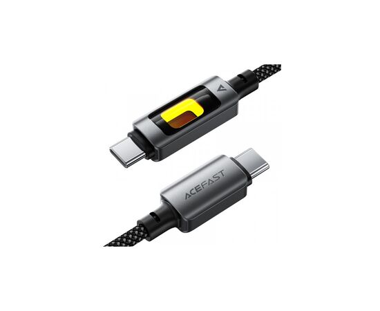 Дата кабель USB-C to USB-C 1.2m 60W black Acefast (6974316284666), зображення 2