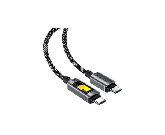 Дата кабель USB-C to USB-C 1.2m 60W black Acefast (6974316284666), зображення 3