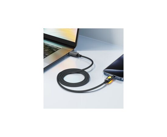 Дата кабель USB-C to USB-C 1.2m 60W black Acefast (6974316284666), зображення 6