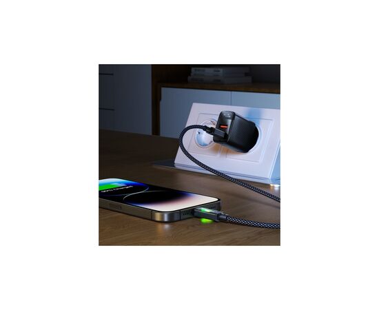 Дата кабель USB-C to USB-C 1.2m 60W black Acefast (6974316284666), зображення 7