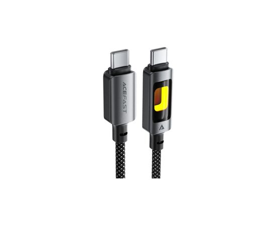 Дата кабель USB-C to USB-C 1.2m 60W black Acefast (6974316284666)