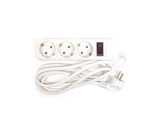 Сетевой фильтр питания PowerPlant 1.8 м, 3 розетки, 3x1.5мм2 (PPSA10M18S3B)