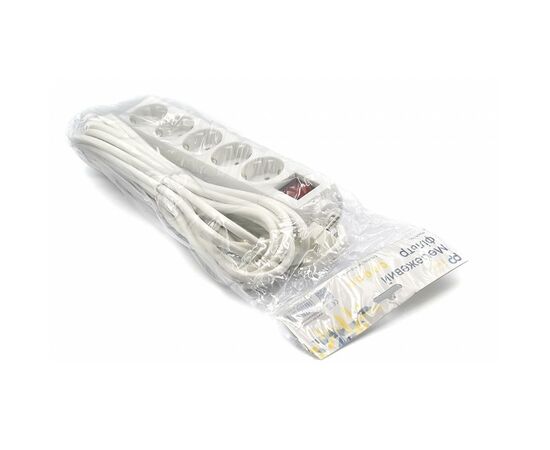 Сетевой фильтр питания PowerPlant 7 м, 5 розеток, 3x1мм2 (PPSA08M70S5), изображение 3