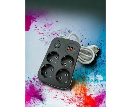 Сетевой фильтр питания XoKo XK-SP-4-2-1-BK, изображение 4