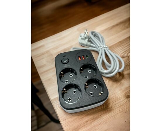 Сетевой фильтр питания XoKo XK-SP-4-2-1-BK, изображение 5