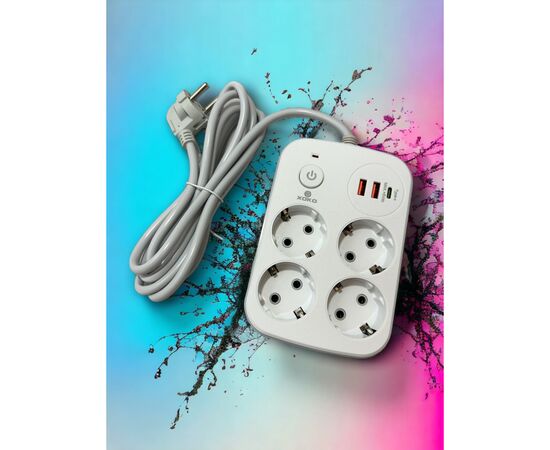 Сетевой фильтр питания XoKo XK-SP-4-2-1-WH, изображение 3