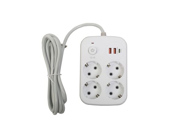 Сетевой фильтр питания XoKo XK-SP-4-2-1-WH