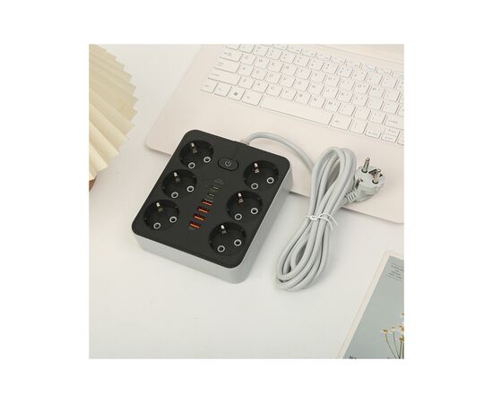 Сетевой фильтр питания XoKo XK-SP-6-4-2-BK, изображение 3