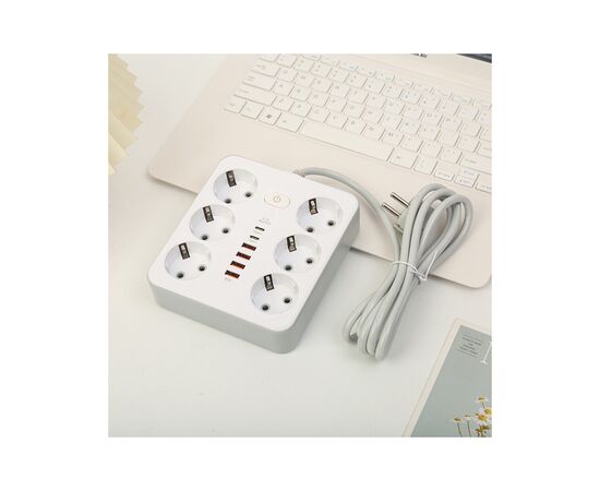 Сетевой фильтр питания XoKo XK-SP-6-4-2-WH, изображение 5