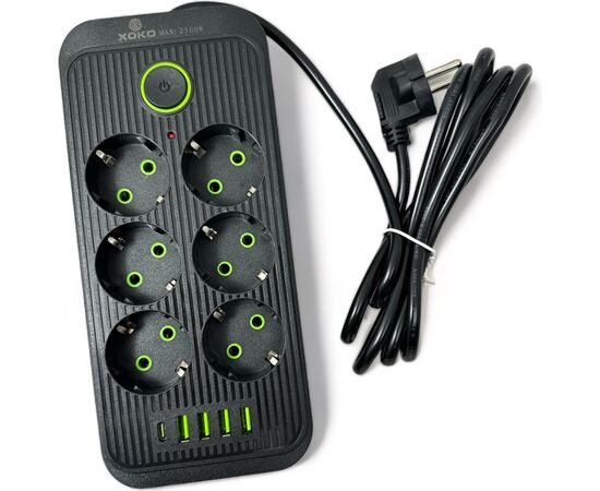 Сетевой фильтр питания XoKo XК-SP6-4-1-BK