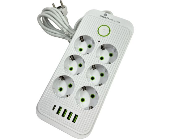 Сетевой фильтр питания XoKo XК-SP6-4-1-WH