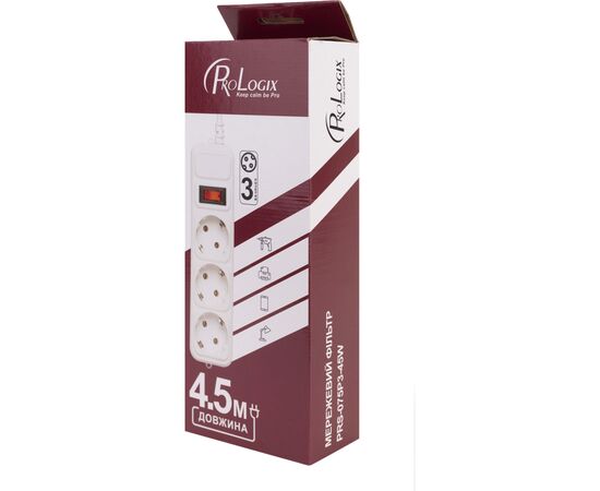 Сетевой фильтр питания ProLogix PRS-075P3-45W, изображение 3