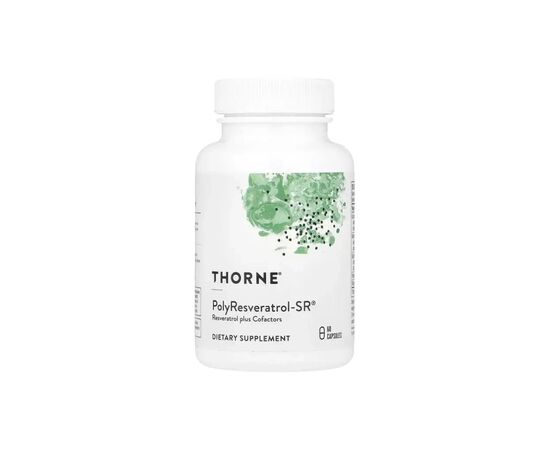 Витаминно-минеральный комплекс Thorne Полиресвератрол, PolyResveratrol-SR, 60 капсул (THR-30001)