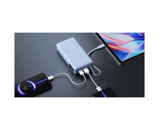 Батарея универсальная Xiaomi 20000mAh 67W Integrated Cable Ice Blue (BHR08O8GL), изображение 7