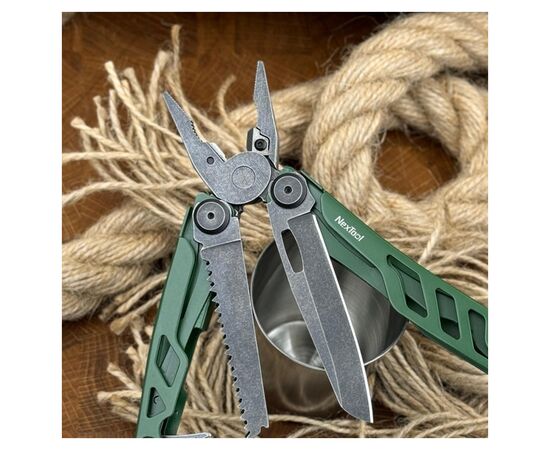 Мультитул NexTool Flagship Pro зелений (NE20278), зображення 6