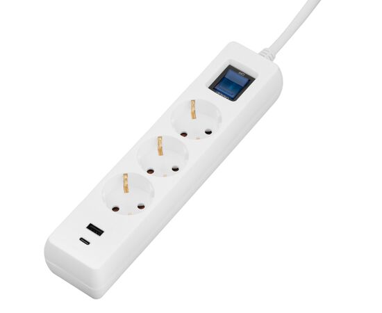 Сетевой удлинитель 2E 2E-SP315M3USBWH, изображение 3