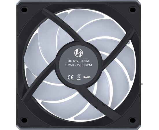 Кулер для корпуса Lian Li Uni Fan CL WIRELESS 120-1, Black (G99.12CL1W1B.00), изображение 6