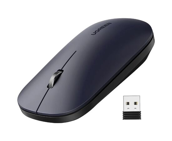 Мышка Ugreen MU001 Portable Wireless Black (90372), изображение 2