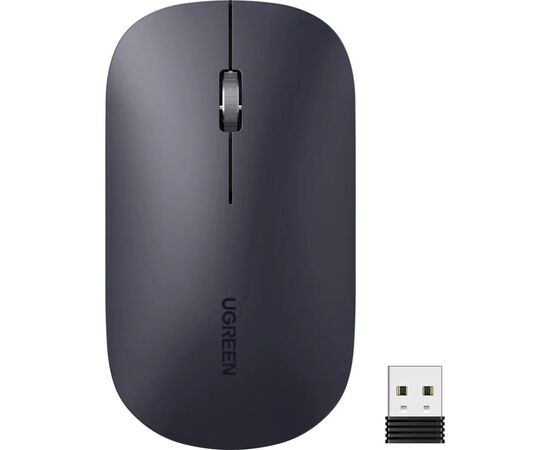 Мышка Ugreen MU001 Portable Wireless Black (90372)