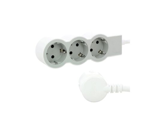 Сетевой удлинитель LEGRAND СТАНДАРТ 3х2К+З розетки (694549), изображение 3